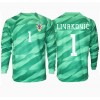 Kroatia Dominik Livakovic #1 Keeper Bortedrakt EM 2024 Langermet